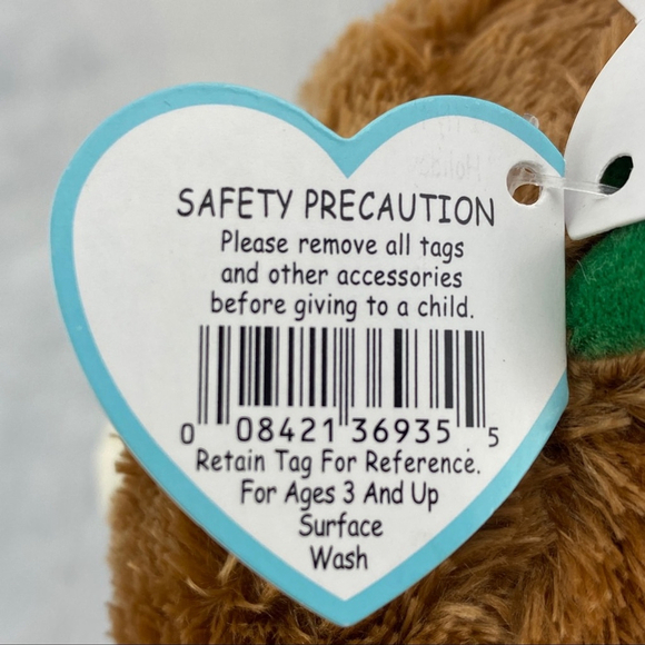 Ty Beanie Boos Comet the Reindeer 9 inch Beanbag Plush 2011 Christmas Teddybear - Picture 9 of 12